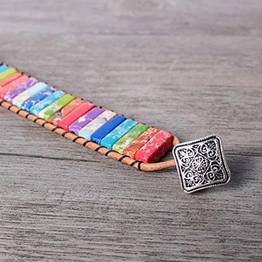 New Bohemian Vegan Chakra Healing Balance Bracelet - Picture 4 of 7